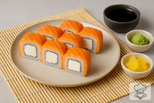 Фото 7-го шага: Роллы Филадельфия