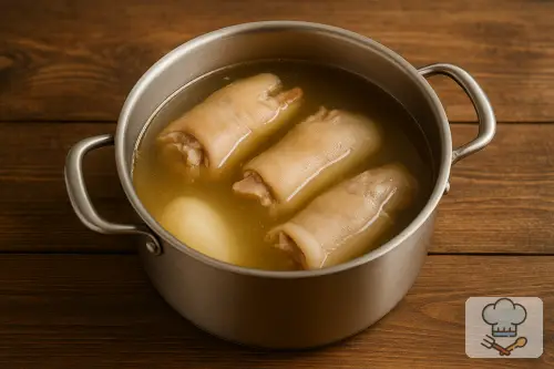 Фото 3-го шага: Холодец из свиных ножек