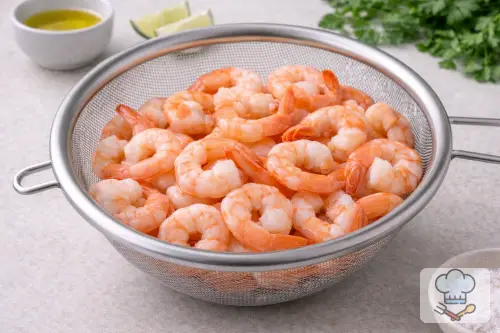 Фото 4-го шага: Салат с креветками и авокадо