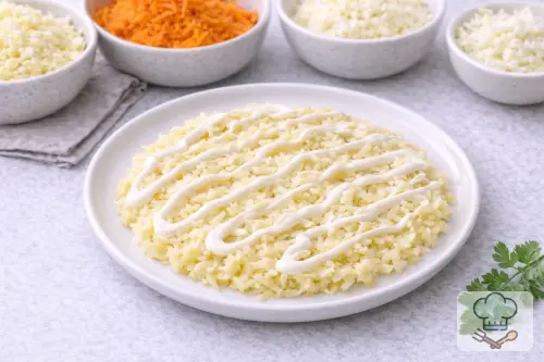 Фото 8-го шага: Селёдка под шубой классическая