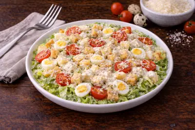 Салат «Цезарь» с курицей