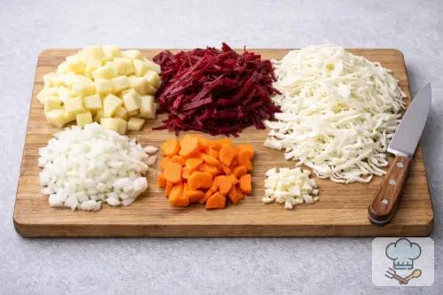 Фото 3-го шага: Борщ украинский