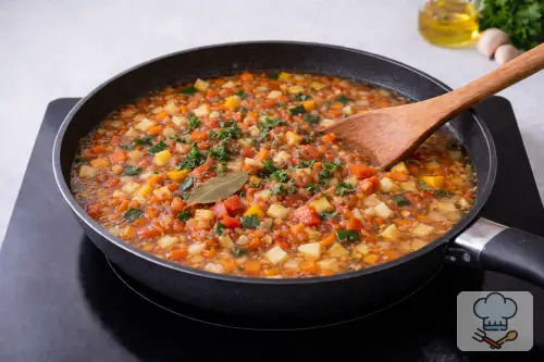 Фото 10-го шага: Овощное рагу с картошкой