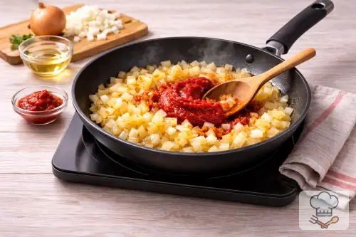 Фото 5-го шага: Солянка сборная с колбасой