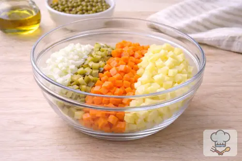 Фото 5-го шага: Винегрет классический с горошком