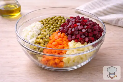 Фото 7-го шага: Винегрет классический с горошком