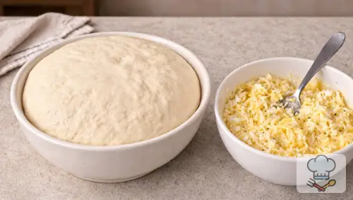 Фото 3-го шага: Хачапури по-аджарски