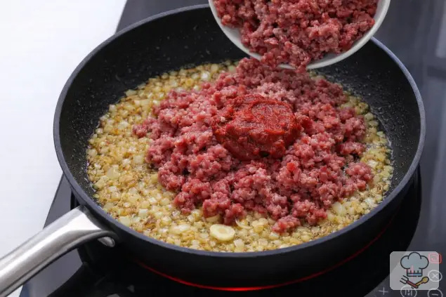 Фото 3-го шага: Паста Болоньезе с фаршем