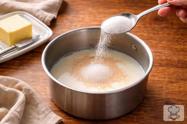 Фото 1-го шага: Кулич с апельсиновой глазурью