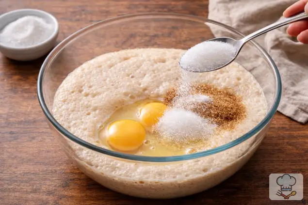 Фото 2-го шага: Кулич с апельсиновой глазурью