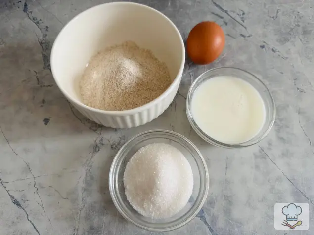 Фото 1-го шага: Вафли из цельнозерновой муки