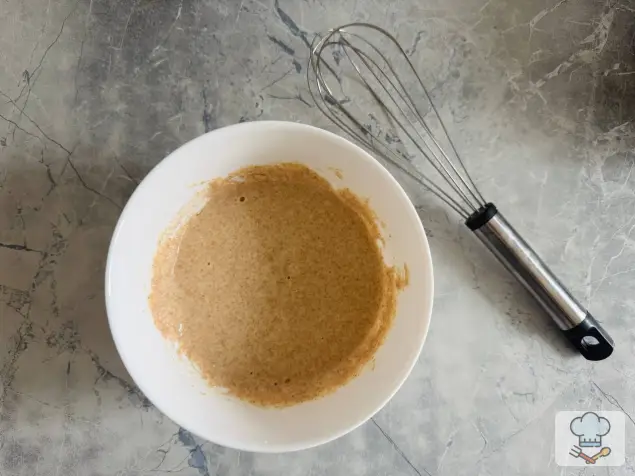 Фото 2-го шага: Вафли из цельнозерновой муки