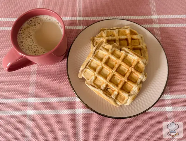 Фото 4-го шага: Вафли из цельнозерновой муки