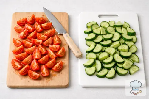 Фото 2-го шага: Греческий салат классический