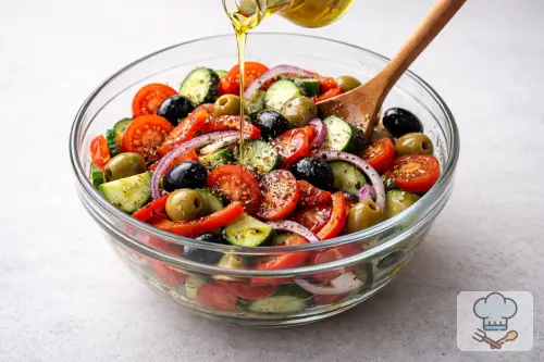 Фото 5-го шага: Греческий салат классический