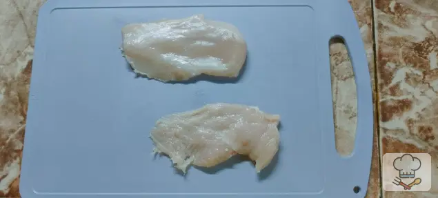 Фото 2-го шага: Куриные отбивные из филе грудки на сковороде